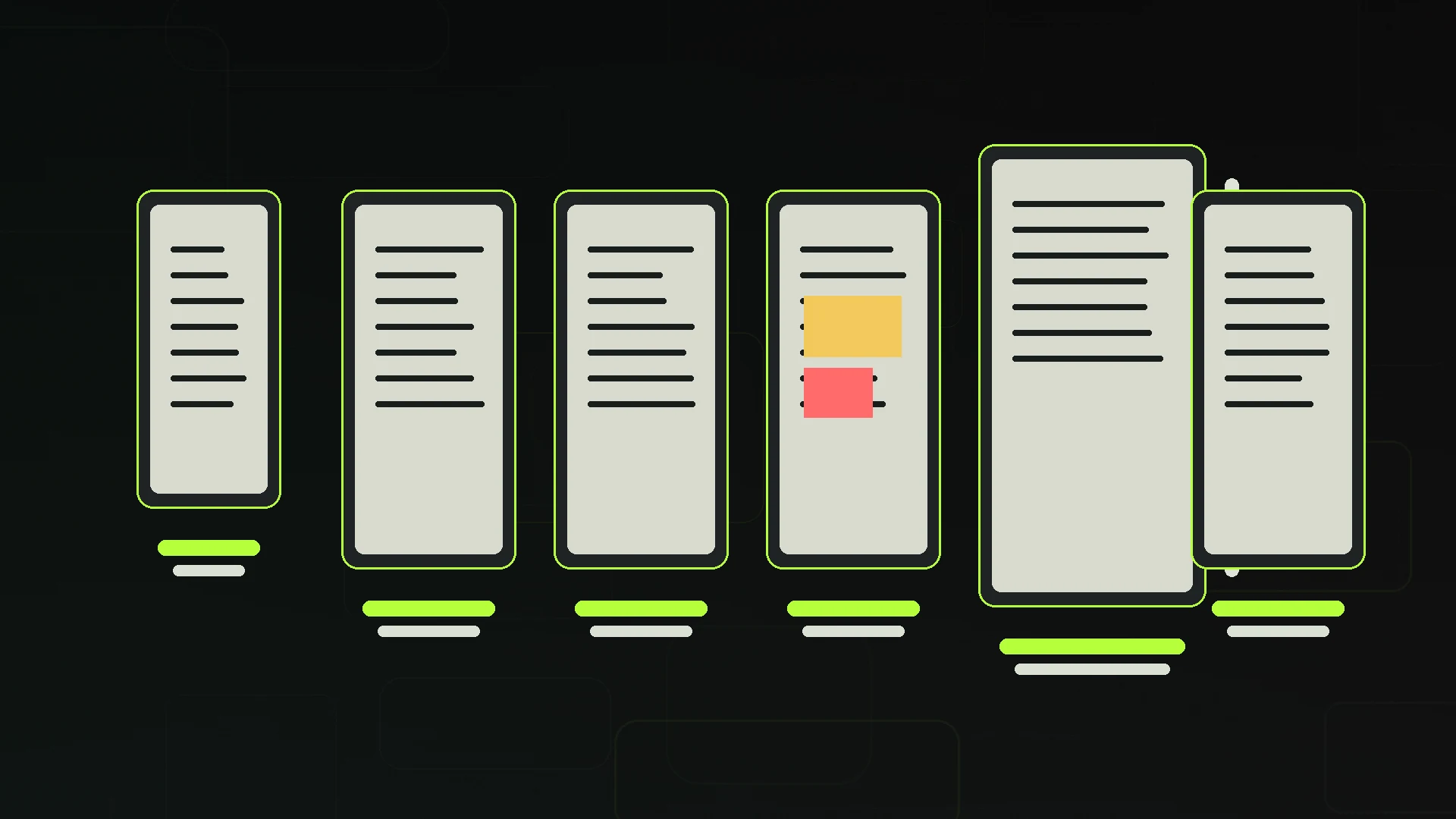Abstract NexusArc lineup of Kindle-style e-readers from compact reader to large writing tablet