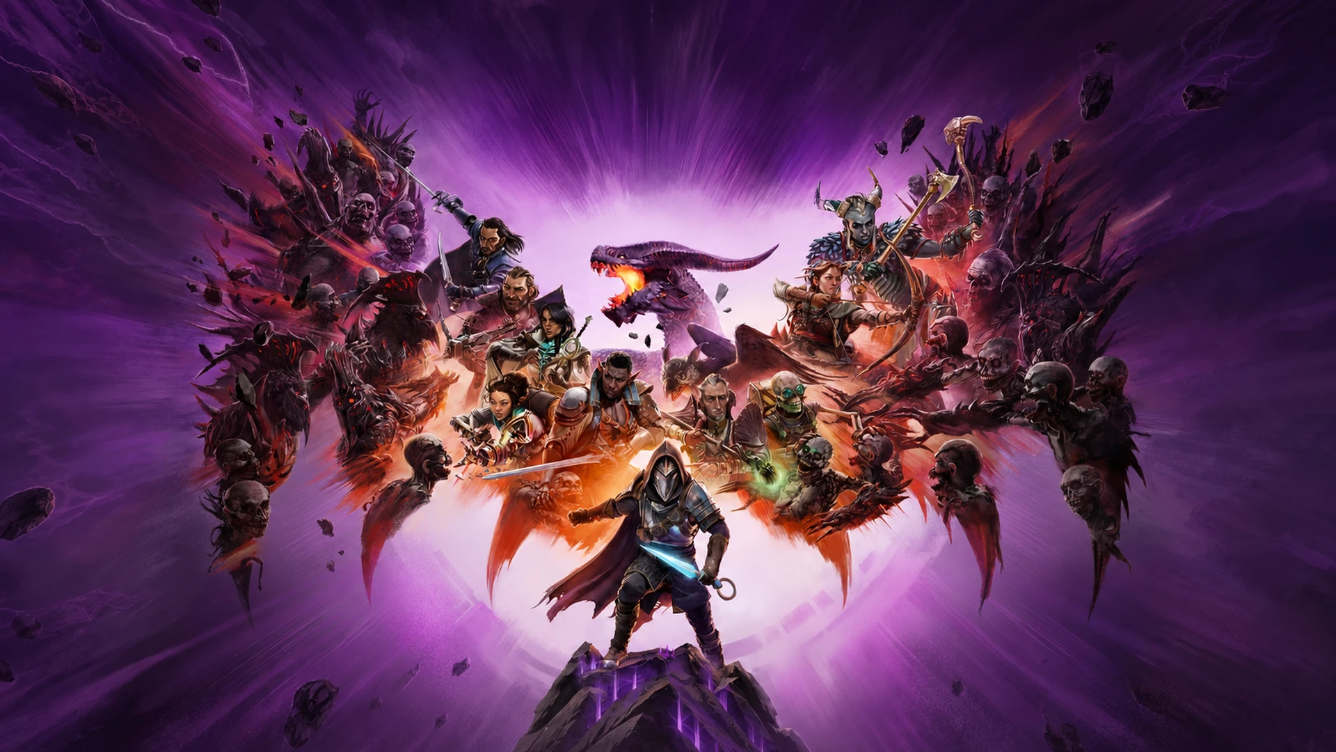 The Veilguard party in official Dragon Age The Veilguard artwork