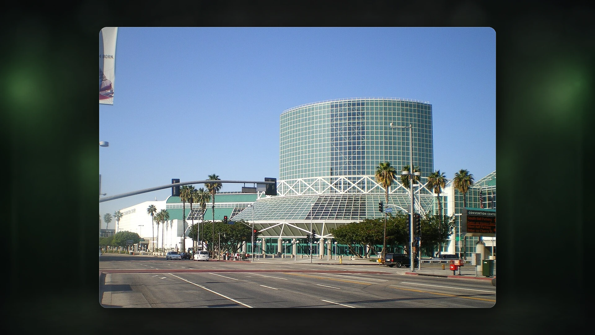 The Los Angeles Convention Center exterior associated with E3