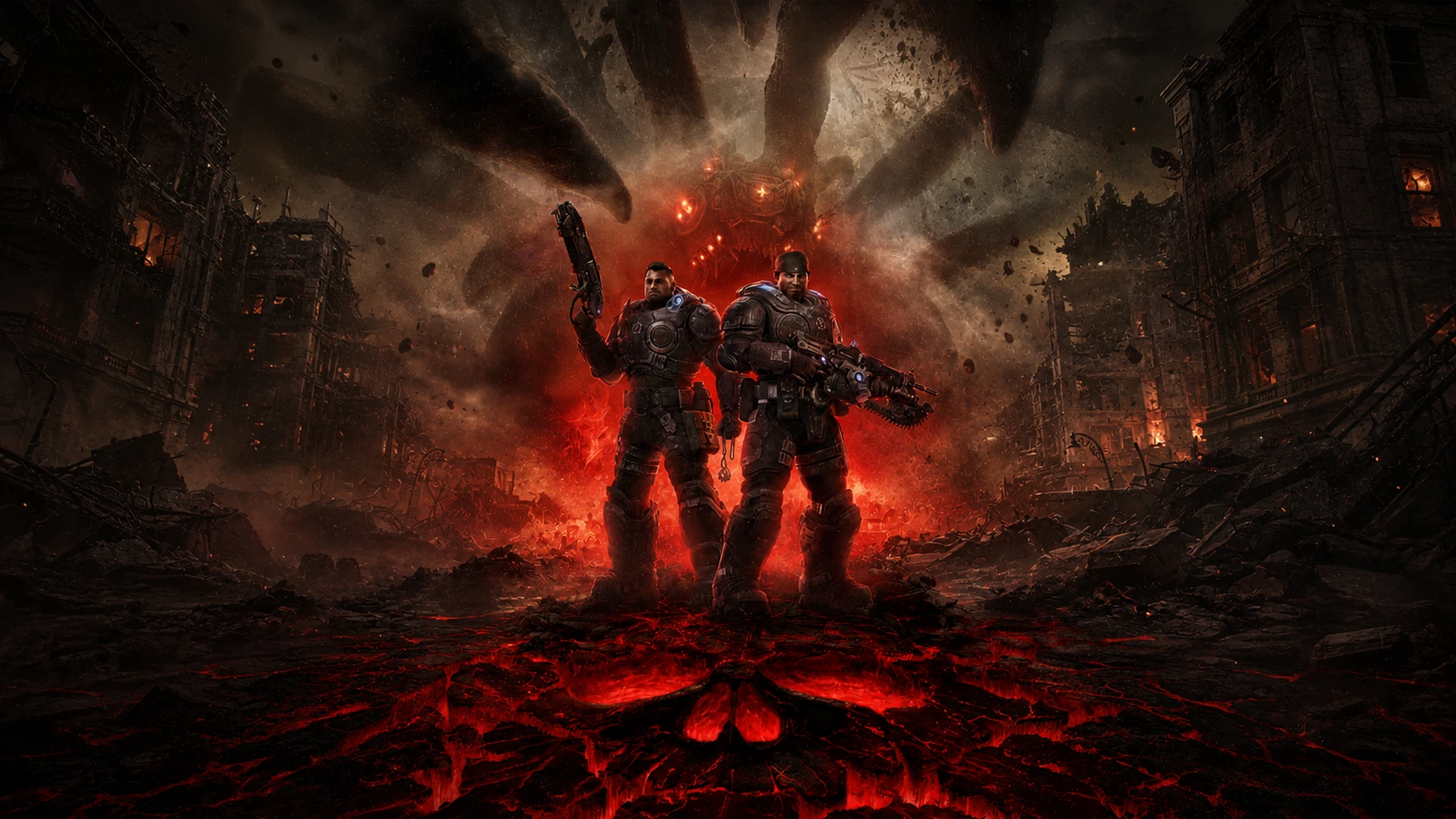 Marcus and Dom in official Gears of War E-Day campaign imagery