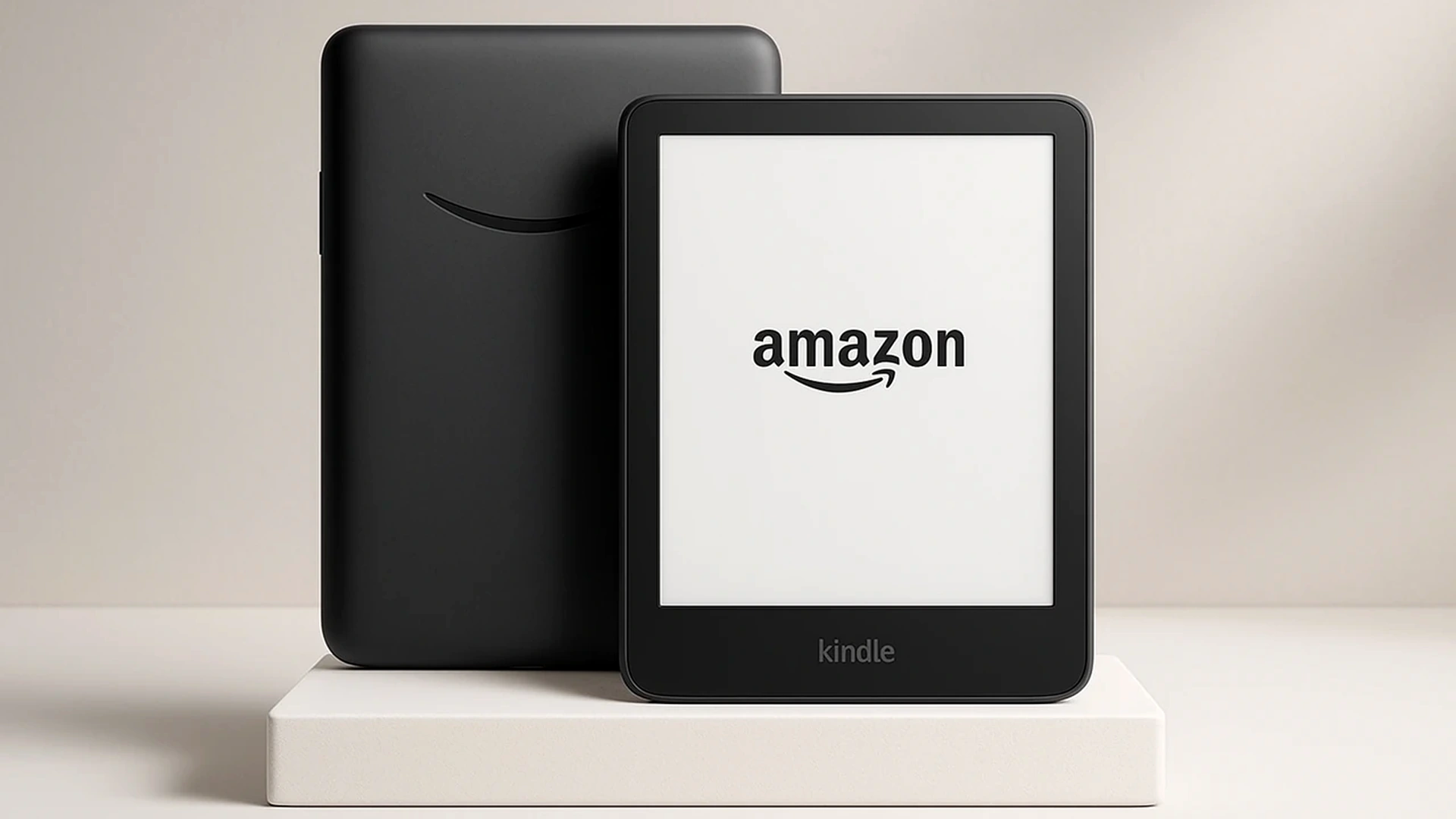 Cinematic NexusArc-style lineup of e-reader devices on a dark graphite surface with subtle green tech lighting