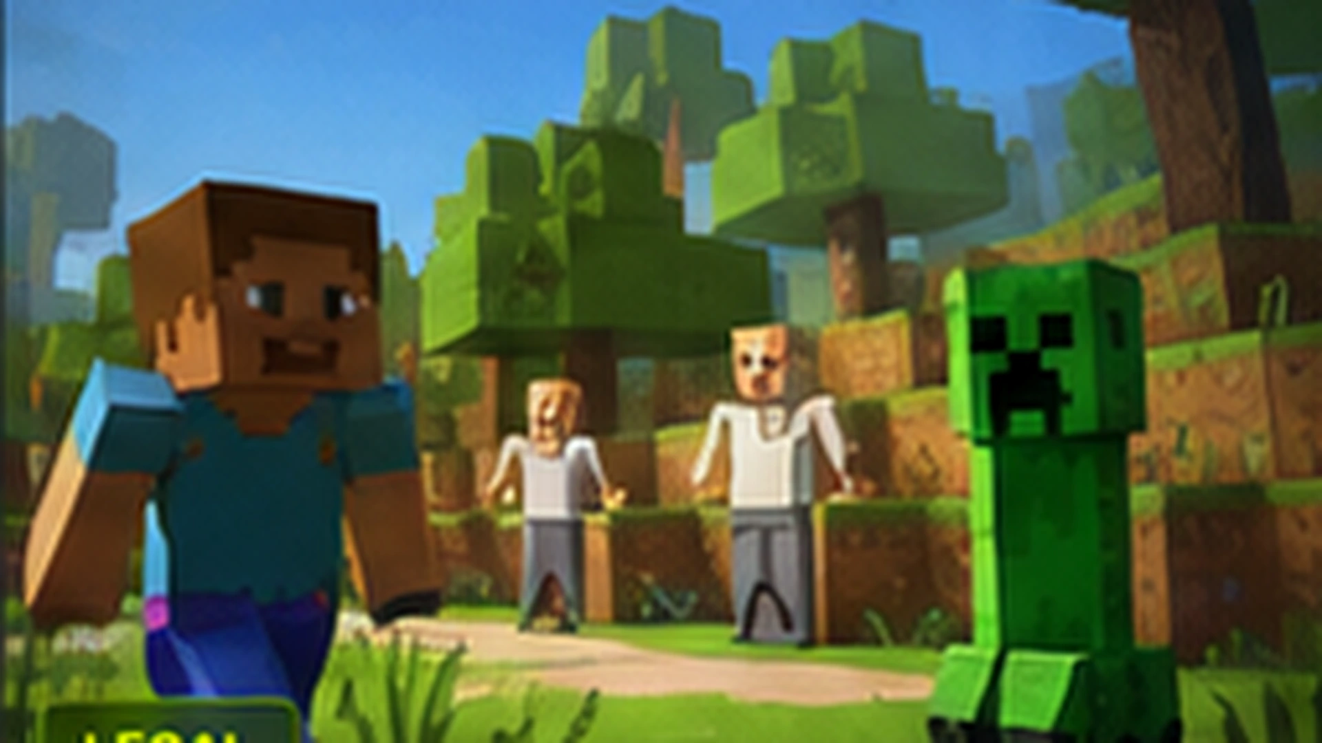 Minecraft-inspired voxel blocks and a court gavel in a dark legal gaming dashboard scene