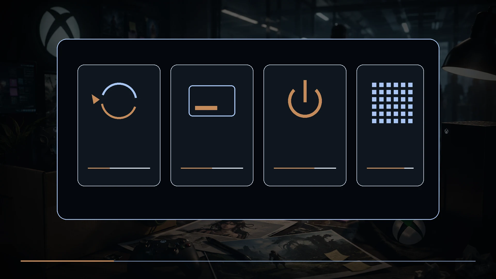 A photo-based OLED panel-care visual showing varied content, HUD management, normal power-off behavior, and pixel refresh
