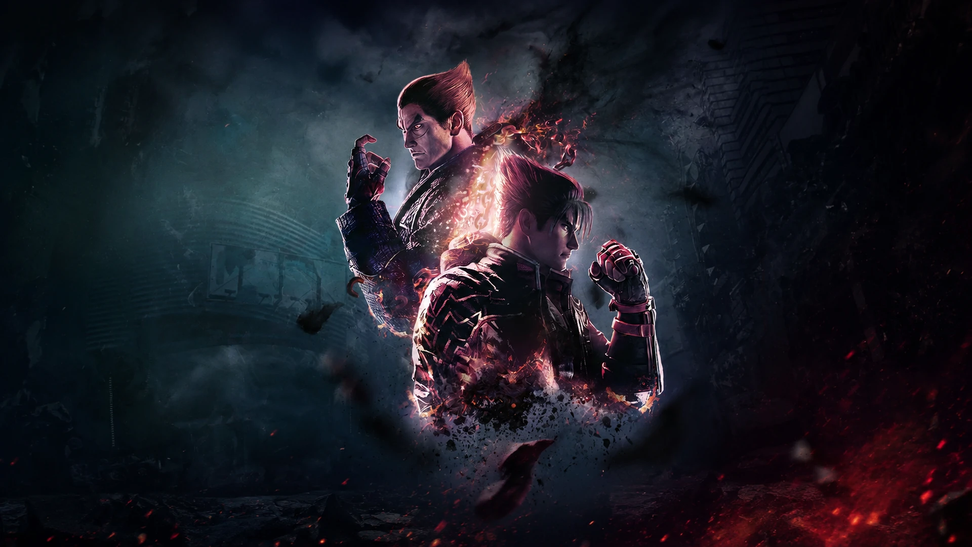 Jin and Kazuya in official Tekken 8 artwork