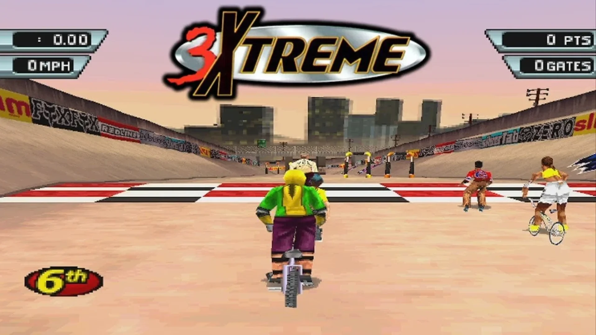 3Xtreme PlayStation One game artwork