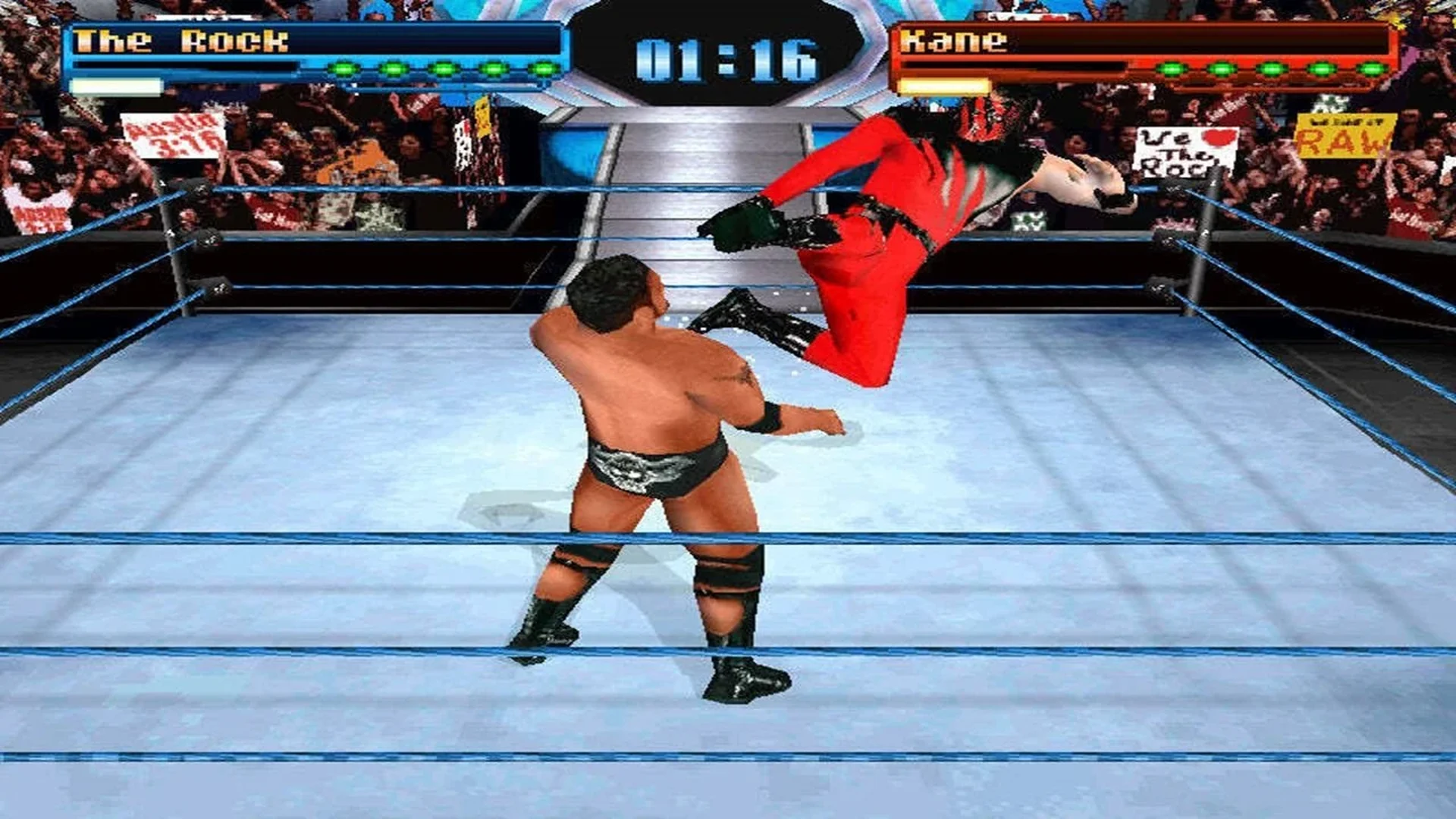 WWF SmackDown! PlayStation One game artwork